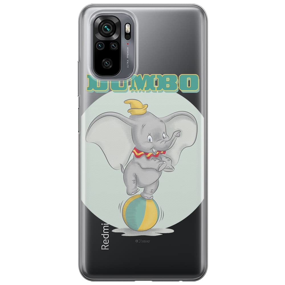 ERT GROUP mobile phone case for Xiaomi REDMI NOTE 10/ 10S original and officially Licensed Disney pattern Dumbo 006 optimally adapted to the shape of the mobile phone, partially transparent