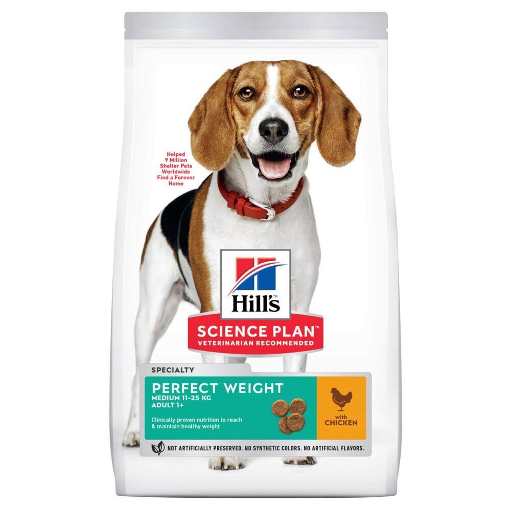 Hills Perfect Weight medium - dry food for dogs with Chicken 2 kg