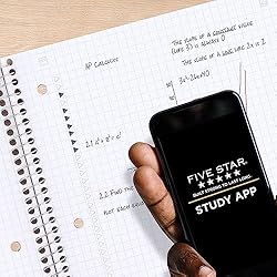 Five Star Spiral Notebook + Study App, 1