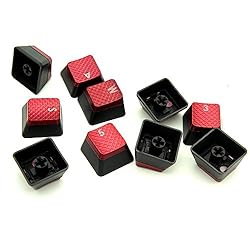 HUYUN 1set FPS Backlit Key Caps Replacement for