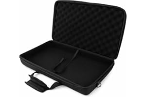 Yunseity Lightweight Molded Hard Storage Case, Dj Controller Case, Internal Shock Absorbent Foam Design, for Ddj Flx4 Flx2 Dd