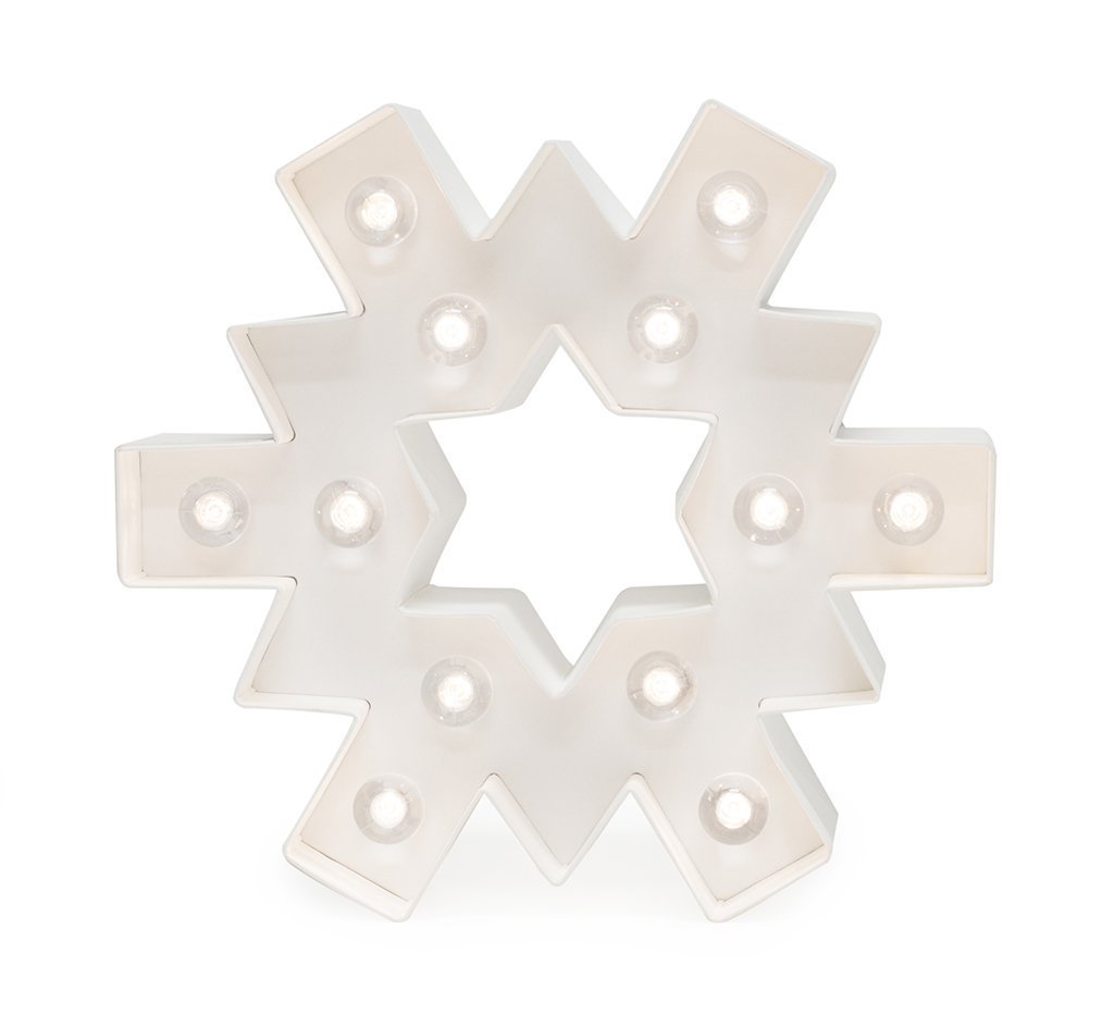 American Crafts Heidi Swapp Marquee Love Christmas Paper Shape-Snowflake 7.75 x 8-inch, Other, Multicoloured, 5.71 x 20.95 x 20.32 cm