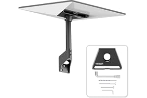 Urmust Starlink Gen 3 Mount, 360° Adjustable Angle Starlink Roof/Wall Mount with Pipe Adapter, Starlink Mounting Kit Gen 3 for Standard Dish, Starlink Pole Mount, Starlinks Internet Satellite Kit