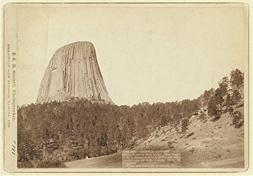 Photographs - INFINITE PHOTOGRAPHS Photo: Devil's Tower,Bear Lodge,Mateo Tepee of The Indians,Belle Fourche River,Wyoming