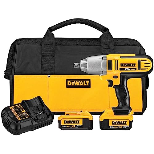 DEWALT 20V MAX Impact Wrench Kit, High