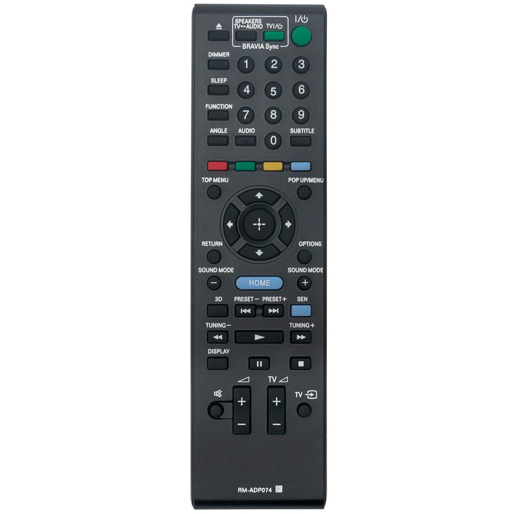 VINABTY RM-ADP074 RM-ADP073 Remote Control Replace for Sony Home Theatre System BDV-E690 BDV-E190 BDV-E490 BDV-E290 HBD-E690 BDV-EF420