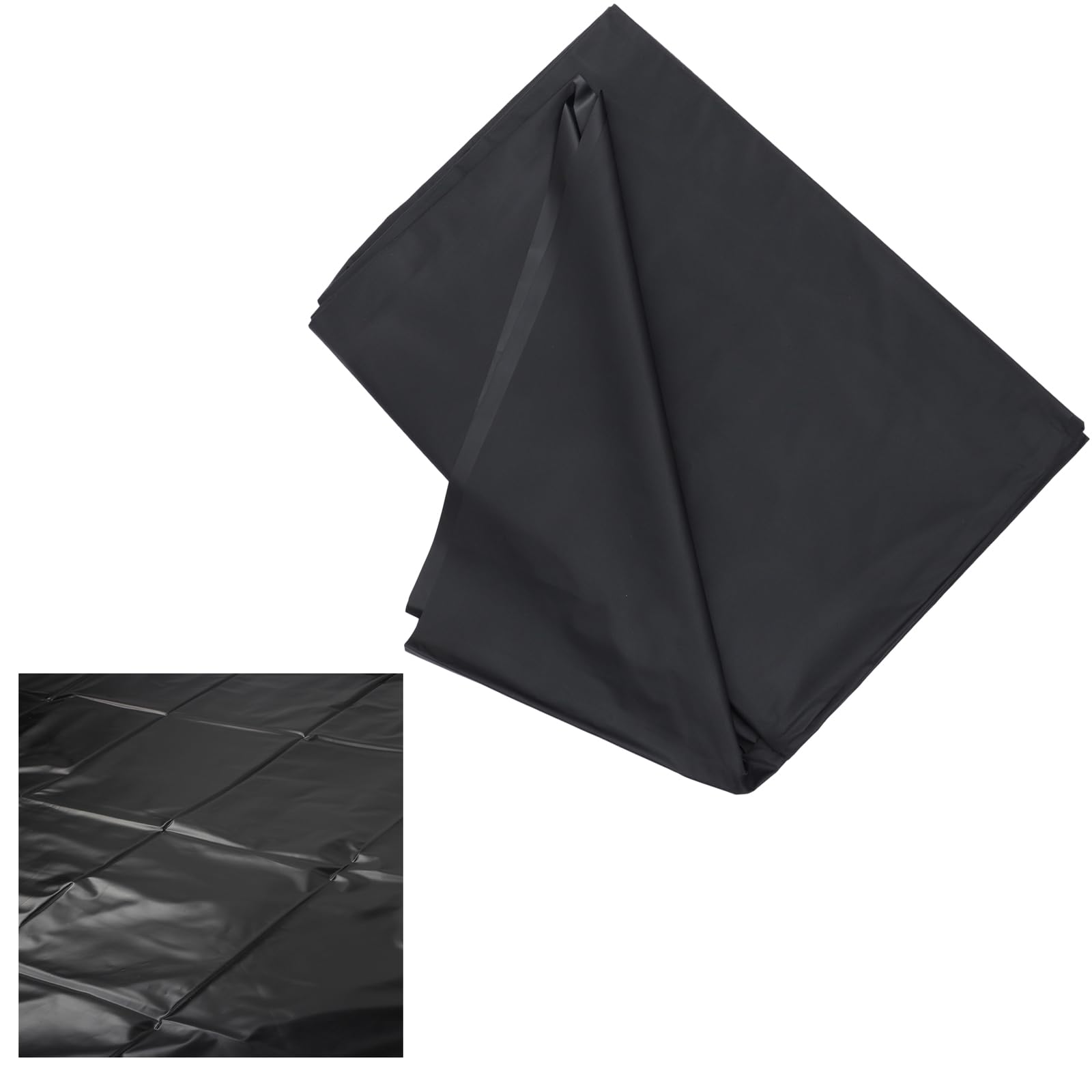 PVC Bed Sheet,Black Bed Sheets,Waterproof Disposable Spa Bed Mats for Oil Massage,51 x 87 inch