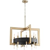Cyan Lighting 11268 Archibald - 16 Light Chandelier-15.5 Inches Tall and 24 Inches Wide, Noir/Aged Brass Finish