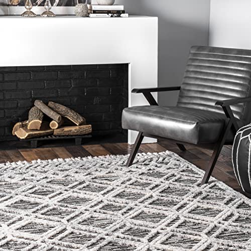 nuLOOM Ansley Moroccan Lattice Tassel Area Rug Pricepulse