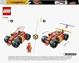 LEGO NINJAGO Kai’s Ninja Race Car EVO 71780 2in1 Off-Road to Racing Car view 12