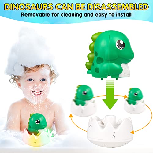 Rechargeable Baby Bath Toys, Dinosaur Baby Toys Gifts, Light Up Bath