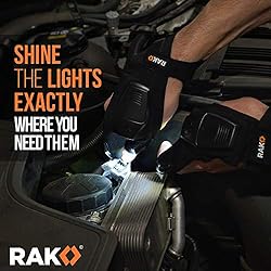 RAK LED Flashlight Gloves with AAA Batteries