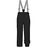 WOWULOVELY Kid's Snow Bib Pants Winter Waterproof Windproof Ski Pants Insulated Snowboard Overalls for Boys Girls