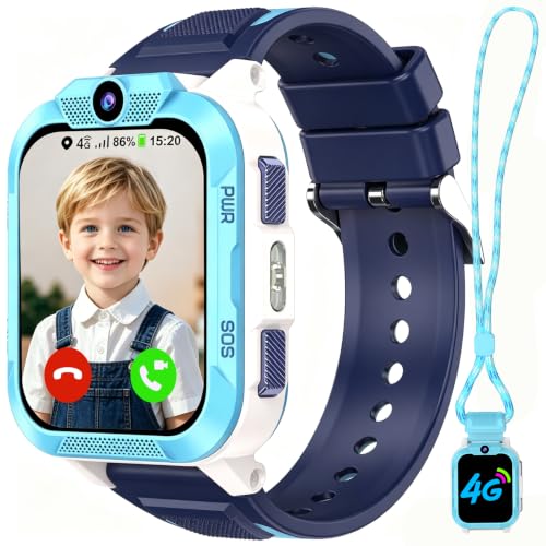 Baolubao 4G Smartwatch Kinder mit GPS und Telefon, SOS-Taste, Schulmodus