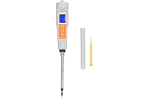 Soil EC Meter, Soil EC Meter LED Display Digital Tester Portable Battery Powered TDS Sensor for Agricultural, Science Multipa