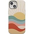 Casely iPhone 14 Case | Here Comes The Sun | Cute Colorblock Sunset | Compatible with MagSafe | Bold Protective Design