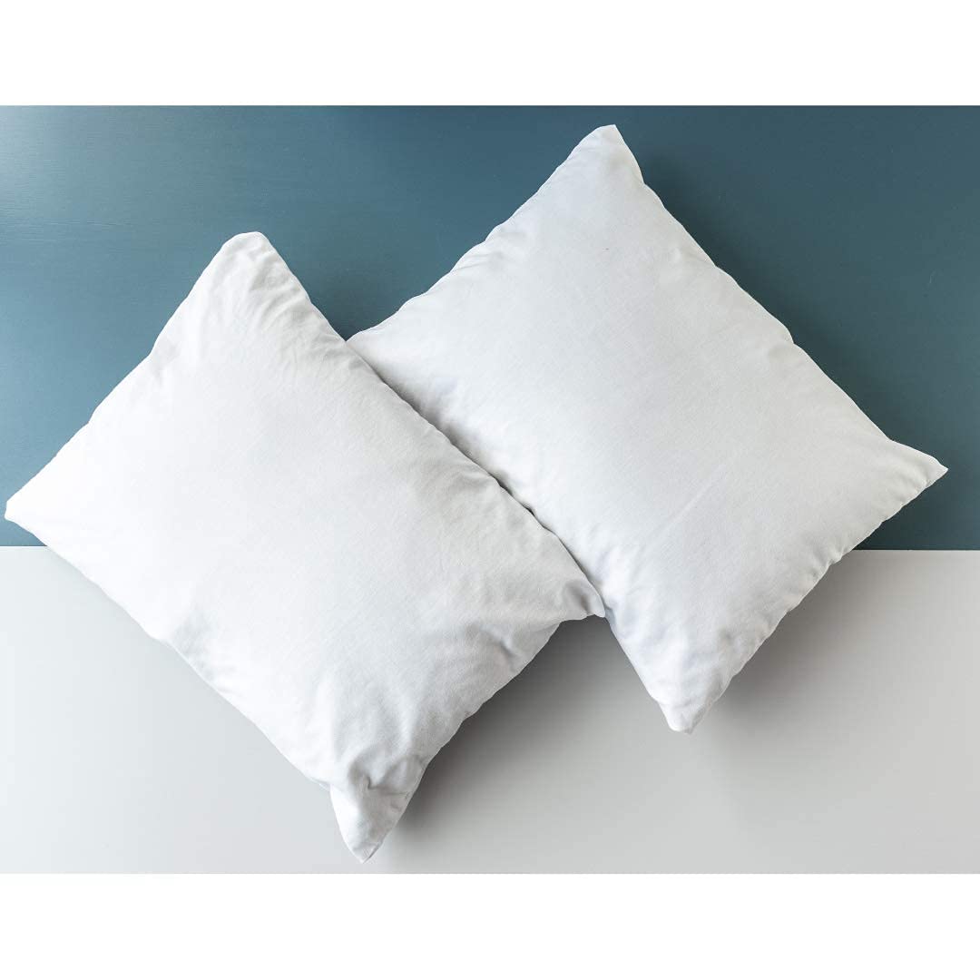 Kotton Culture Set Of 2 Pillowcases Egyptian Cotton, 600 Thread Count Envelope Closure Pillow covers King Size 50 X 90 cm, Soft and Breathable - White — image 1