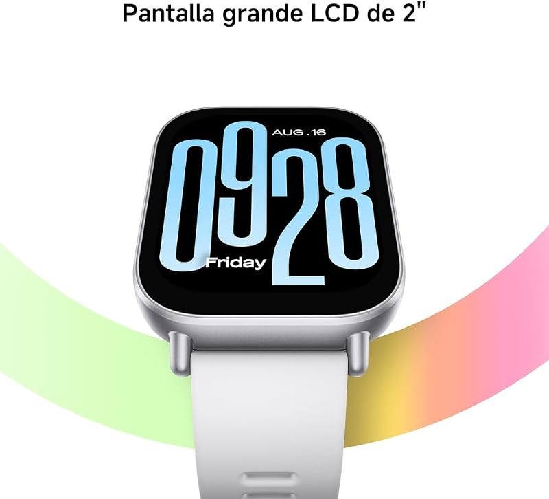 Redmi Watch 5 Active, Llamadas Bluetooth, Pantalla LCD de 2 Pulgadas, Monitor de frecuencia cardíaca, 140 Modos Deportivos, hasta 18 días de autonomía, Negro