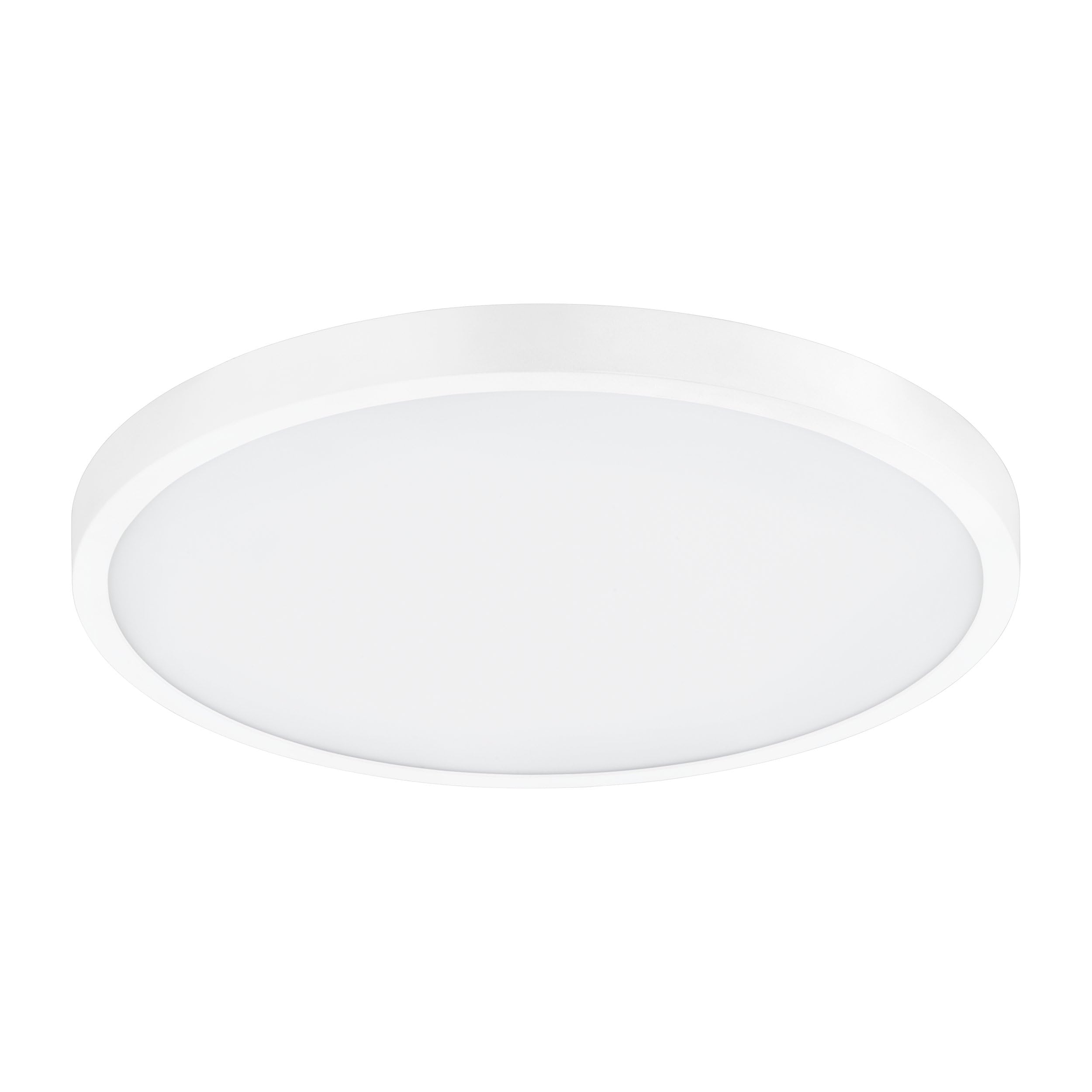 Eglo Access LED Ceiling lamp Fueva-A, 1 Flame wall lamp, Surface Mounted Aluminium and Plastic lamp in White, with Remote Control, Colour Temperature Change (Warm, Neutral, Cold), dimmable, Ø 30 cm — image 1