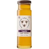 Savannah Bee Company Tupelo Honey - Pure, Natural, Raw Honey - 12 Oz | Pure raw honey with light buttery sweetness, smooth, natural sweetener for tea, toast, yogurt and recipes