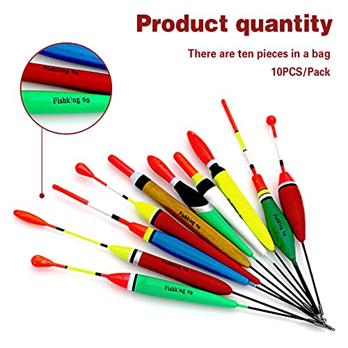 5g Slip Bobbers Fishing Floats and Bobbers Wooden Fishing Slip Bobbers