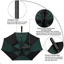 G4Free 62 Inch Automatic Open Golf Umbrella Extra