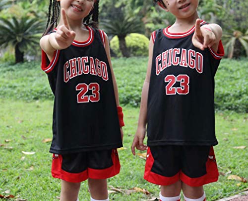 ISOVNUS 2-Piece Children's Basketball Set – T-Shirt and Shorts for Children 3-15 Years