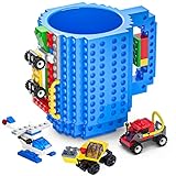 DAYMOO Build-on Brick Mug,Funny DIY Building Blocks