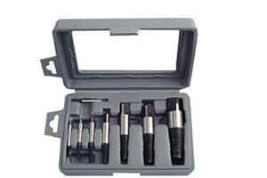 PANOVOS (8pcs) Pipe Screw Extractor Set,Damaged Screw Broken Bolt Water Pipe Remover Set