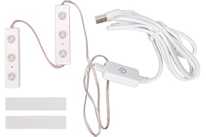 LED Makeup Mirror Strip Light, Adjustable Brightness USB Plug - in Mirror Light with Touch Control, 4000-5000K White Light fo