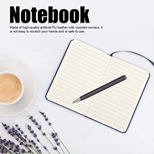 Notepad, Rounded Corners Strap Notebook, for Diary Writing(Blue