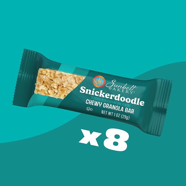 SUNBELT BAKERY SNICKERDOODLE CHEWY GRANOLA BARS, 8-1.0 OZ BARS