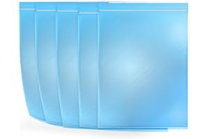 MIDANGGU VCI Rust Prevention Anti Tarnish Zip Lock Storage Packaging Bag for Weapon Jewelry,Metal Protection Seal Ziplock Parts Bags, Anti Corrosion, Moisture-Proof (Medium 9.4"x13.3"x4mil 5pcs)