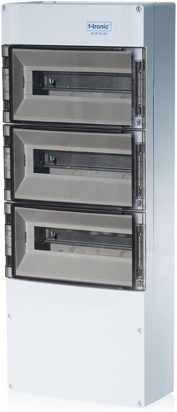 Meister Feuchtraum Kleinverteiler - IP65 1-reihig Für 3 Module | M25 Gewinde Außenbereich