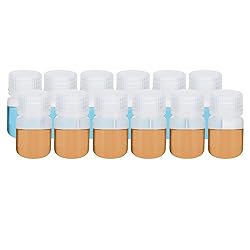 PATIKIL 12Pcs 30ml Reagent Bottles, PP Wide Mouth