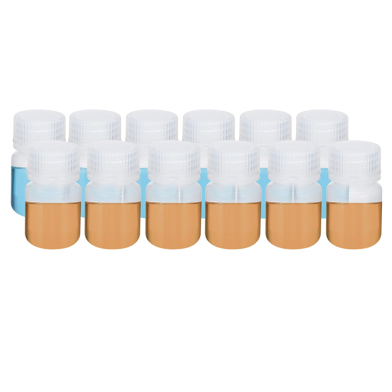 PATIKIL 12Pcs 30ml Reagent Bottles, PP Wide Mouth