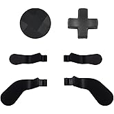 6Pcs One Elite Metal Paddles for Xbox One Elite Series 2 , Elite Series 2 Core Controller Parts, Controller Accessories for Xbox One Elite Series 1 Controller Includes 4 Paddles,2 Dpads(Black) [video game]