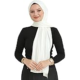 Prien Hijab for Women Viscose Scarf Lightweight Muslim Hijabs Long Shawl Islamic Scarves Turkey Silk Headscarf for Womens