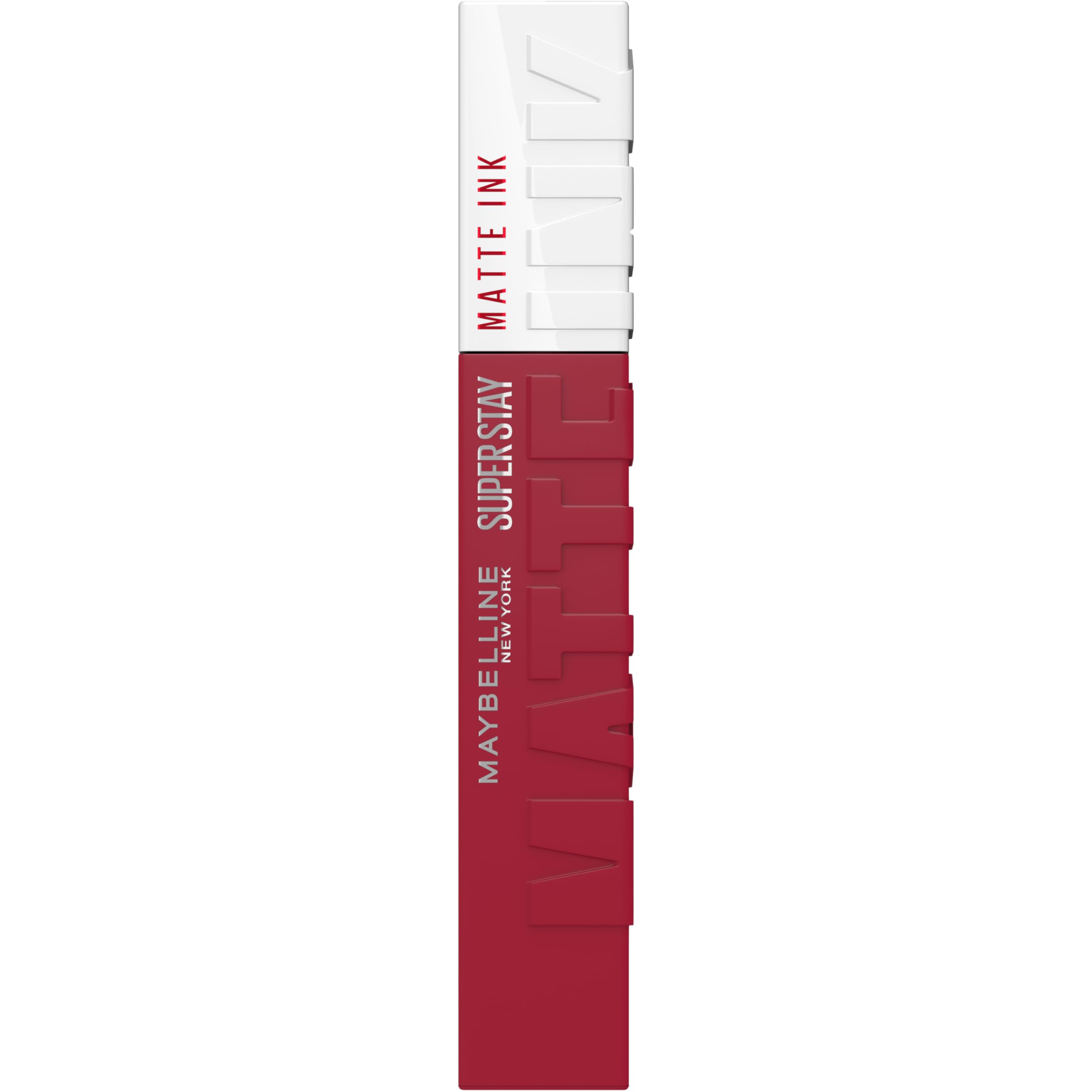 Maybelline Lipstick, Superstay Velvety Matte Ink Liquid Lipstick, Up to 16H Non Transferable, Vibrant Longlasting Finish, Non Drying, Shade: Nude 80 Ruler, 5ml — image 1