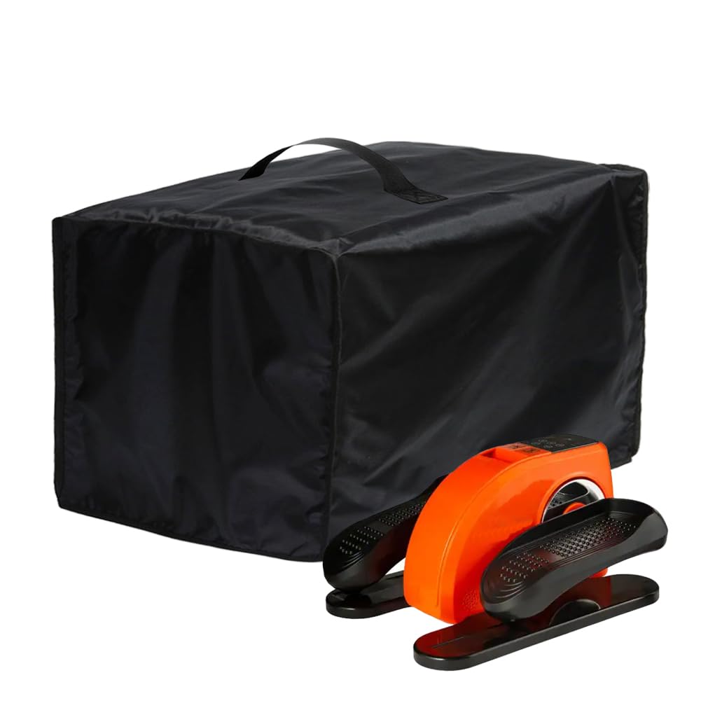 Photo 1 of COOSOO Under Desk Elliptical Machine Cover Sitting Under Desk Elliptical Exerciser Cover Under Desk Exerciser Elliptical Trainer Protective Cover for Home Office Gym (1, 19" Lx16 Wx11 H)