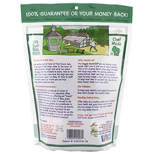 Sam's Yams Sweet Potato Dog Treats, Healthy Dog Treats for Small