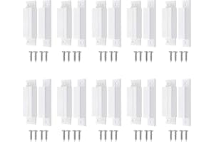MANESI MC-31 Surface Mount Wired NC Door Contact Sensor Alarm Magnetic Reed Switch White 10pcs