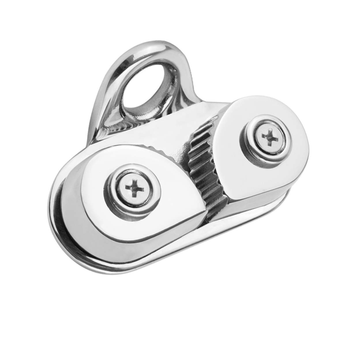 GOFORJUMP Stainless Steel 316 Cam Cleat with Leading Ring Boat Cam Cleats Marine Sailing Sailboat Kayak Canoe Dinghy