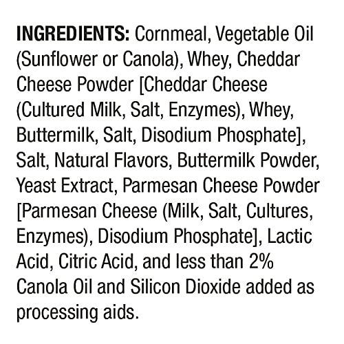 Perfection Snacks White Cheddar Parmesan Crunchy Curls, Gluten Free, 6