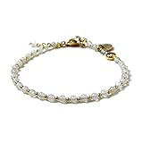 Morchic Natural Moonstone Adjustable Bracelet for