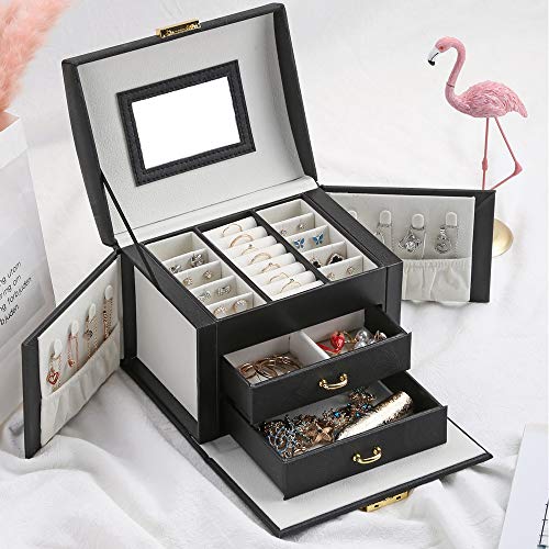 VEEKALA Jewelry Box Organizer Display Storage case