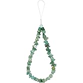 Ornaland Beaded Phone Charm Wrist Strap Natural Gemstone Phone Charms Chain Anti-lost lanyard Wrist Strap Suitable for Case Backpack Keychains Cameras Wallets