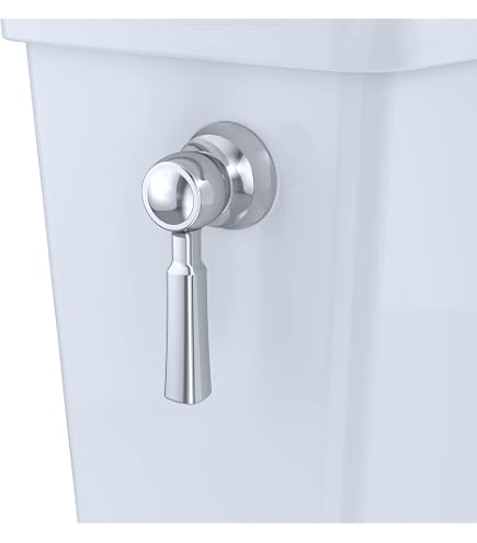 TOTO THU808#01 Trip Lever – White Plastic Replacement Handle For Ultimate Cotton Toilet Flush Mechanism