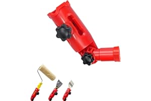 Multi-Angle Paint Brush Extender,Rotating Head Extension Pole Attachments For High Ceilings,Corners, Edges And Corner Paintin