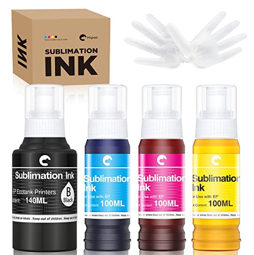 Hiipoo 440ML Sublimation Ink for EcoTank Supertank